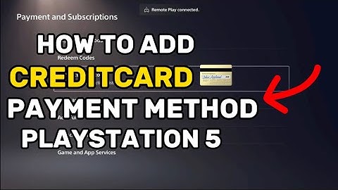 PS5 : How To Add Credit Card Or Debit Card On PlayStation 5  Paymet Method