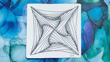 Zentangle Patterns for Kids | How to draw Paradox | Drawing Tutorial