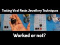 Testing Viral Resin Jewelry Tips