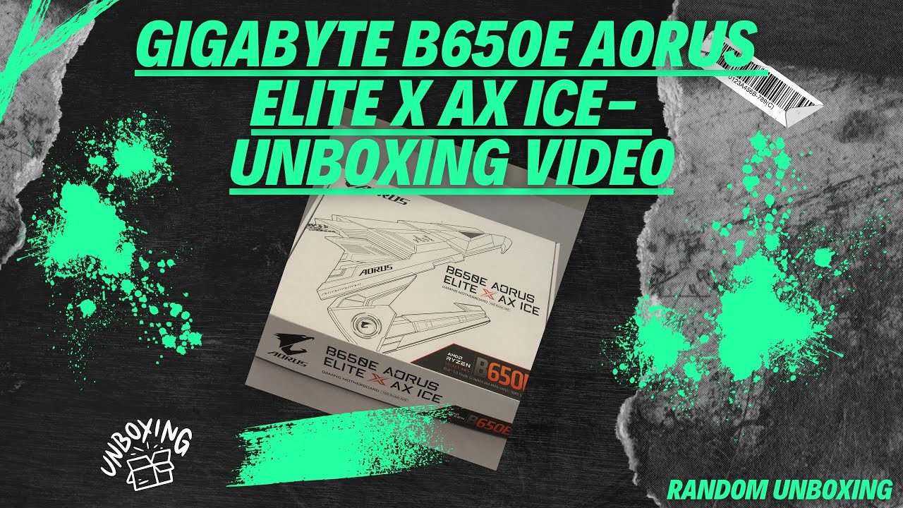 ❄️GIGABYTE B650E AORUS ELITE X AX ICE Motherboard Full Unboxing