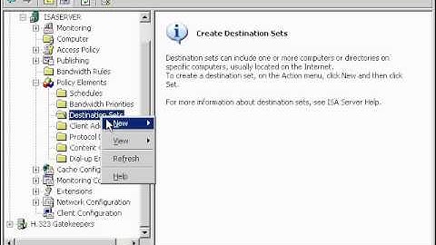WINDOWS ISA SERVER 2000 policy