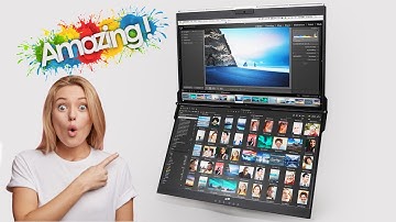 Geminos - Amazing Stacked Monitor  desk setup for enhanced productivity