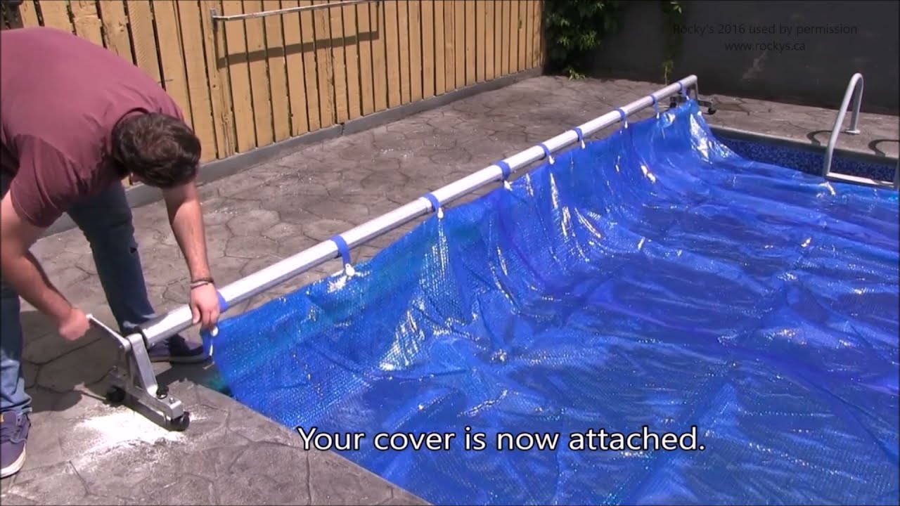 How To Glue Solar Pool Cover