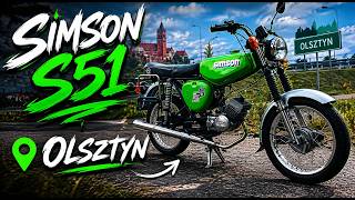 SIMSON S51 PO OLSZTYNIE 🔥 2T Ride POV
