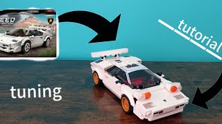 tuning do twojego Lamborghini Countach | LEGO speed champions (tutorial)