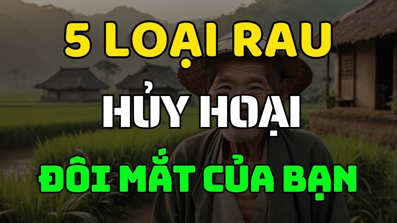 Outline Video Người cao tuổi, tôi VAN XIN các bạn hãy NGỪNG ăn 5 loại rau này chúng đang hủy hoại đôi mắt của bạn!
