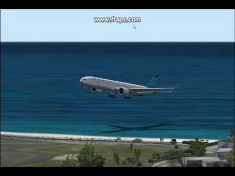 garuda indonesia 777-300ER landing at princess jul...
