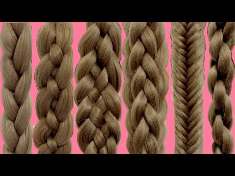 ТОП-7 Как плести косы || Техника плетения кос || Прически в школу для ленивых