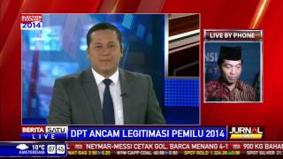 DIALOG -- DPT Ancam Legitimasi Pemilu
