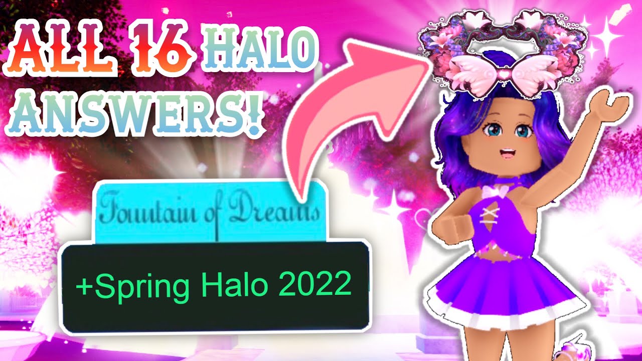 NEW SPRING HALO ANSWERS 2022 OUT! UPDATED - How to WIN THE HALO EASILY! 🌷Royale  High Tea & Updates 