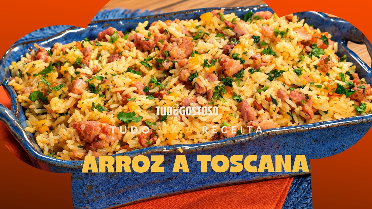 ARROZ À TOSCANA: a receita PERFEITA para deixar o almoço mais especial