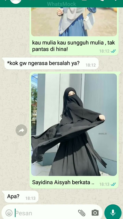 'angkatlah kepalamu ukhti' by : @MeyCh06 #fypシ #whastmock #fakechat #berandafypシ #pinterest