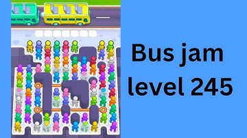 Bus jam 245 hard level Walkthrough Solution 