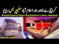    waraich express sleeper bus islamabad to karachi  bus booking  fare details