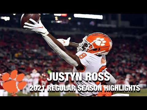 Justyn Ross 2021 Regular Season Highlights | Clemson WR