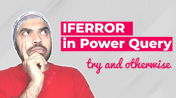 IFERROR in Power Query - try and otherwise