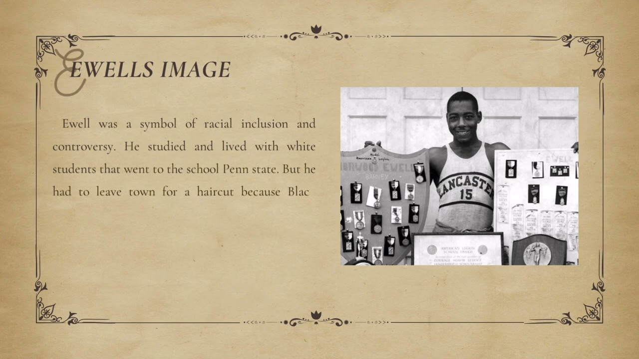 The Legacy of Barney Ewell - By John Diaz Lopez