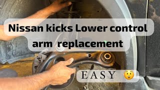 Nissan kicks Lower control Arm Replacement ||nissan lower arm change Kearny ka trika |#makeurcsr