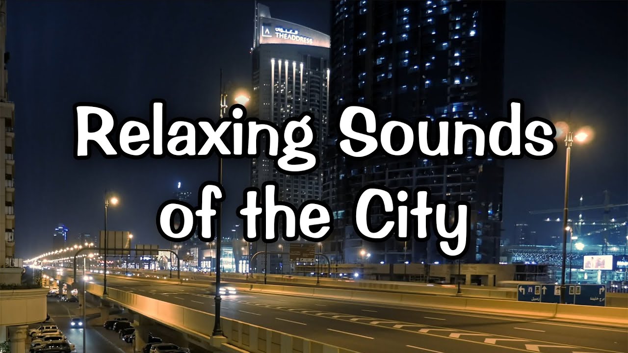 Fall Asleep - Relaxing Sounds of the City, Cars, Walking People