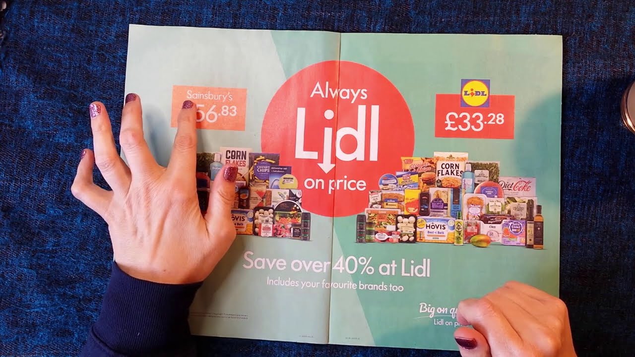 ASMR | A Difficult Week... Whispered Lidl Weekly (Sales Circular) & Chat at Coffee Time