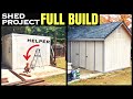 FULL BUILD - Shed Project Start to Finish From box cooler to Mini House