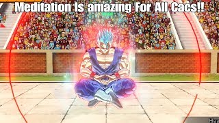 Xenoverse 2 Meditation Is Very Useful And Maybe OP!?? Super Saiyan Blue Becomes Godly!