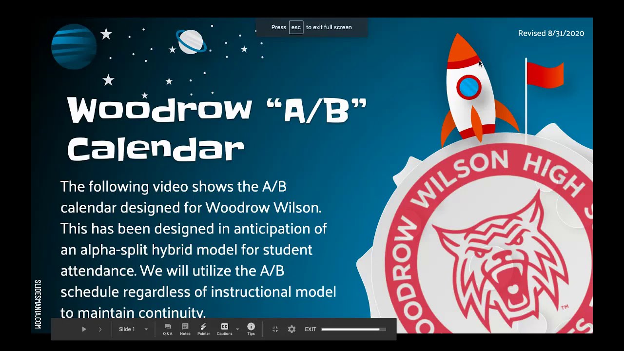 2020-2021-woodrow-wilson-high-school-a-b-calendar-video-youtube