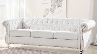 Teddy Velvet Chesterfield Sofa Set - Top 5 Best Sofas for Living Room 2023 [Reviews & Buying Guide]