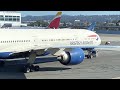 British Airways Boeing 777-300ER Pushback and Engine Start at San Francisco (SFO)