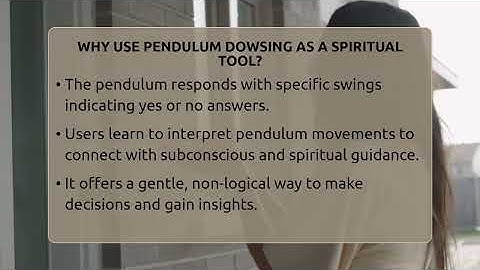 Why Use Pendulum Dowsing As A Spiritual Tool? - Spiritual Universe Unlocked