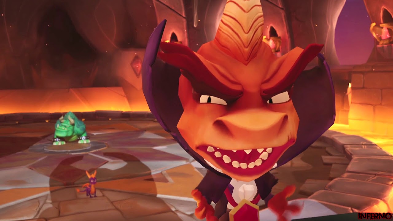 Spyro Reignted Trilogy - Spyro 2 100% - Part 6 - Autumn Plains 4/4 Boss: Gulp