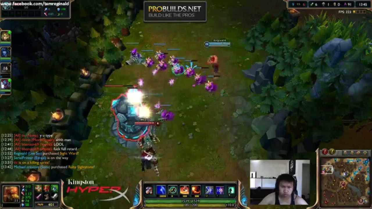 Reginald - Lee Sin vs Jayce top lane «Boss» (Diamond ll)