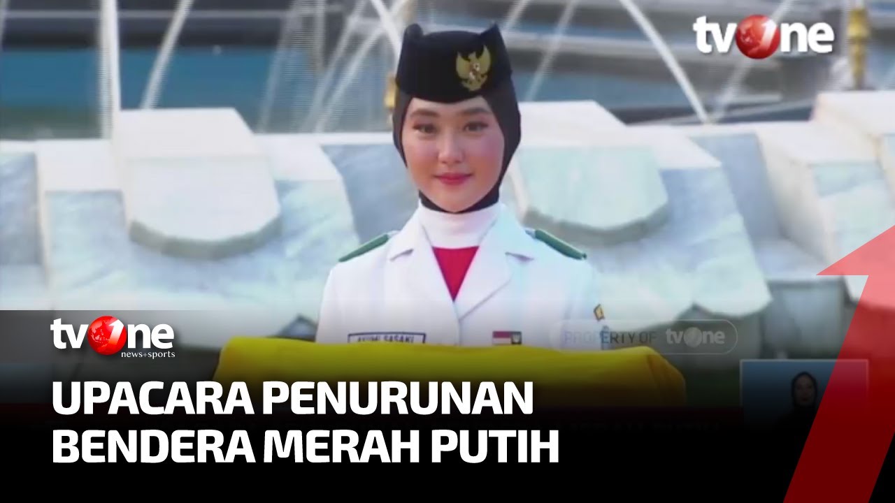 [FULL] Upacara Penurunan Bendera Merah Putih | tvOne
