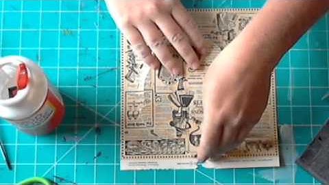 Graphic 45 Altered clock Part 1