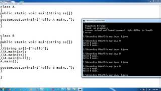 Main Method In Java | why main  | main method explanation  | Java In  Hindi/URDU-71