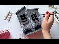 DIY Beautiful miniature cardboard house  👉 for tea bags