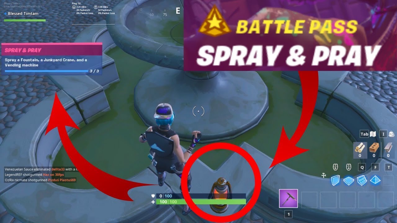 Spray A Fountain *Updated* 11th of September! | Spray & Pray Challenges