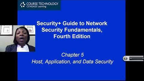 Security 110 Host, Application and Data Security