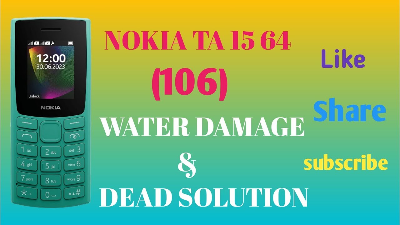 Nokia ta 1564 power button not working | Nokia ta 1564 dead solution