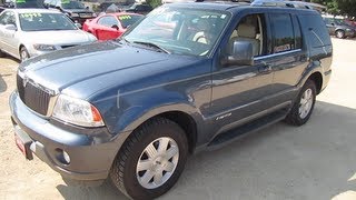 2003 LINCOLN AVIATOR LUXURY EDITION Start Up, Walk Around Tour And Review