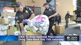 DEA To Hold National Prescription Drug Take-Back Day This Saturday