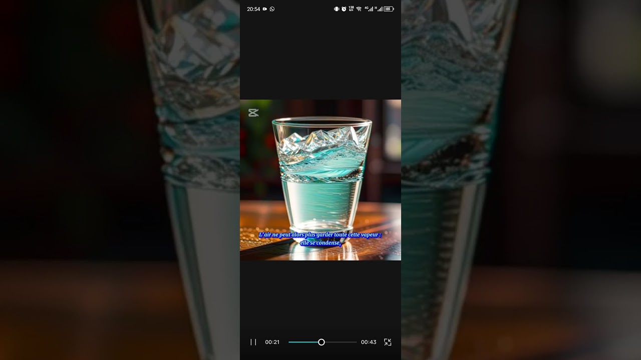 La condensation de l'eau documentaire short 2025 