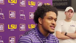 LSU DB Greg Brooks Jr recovering from vertigo helping lead a talented deep secondary