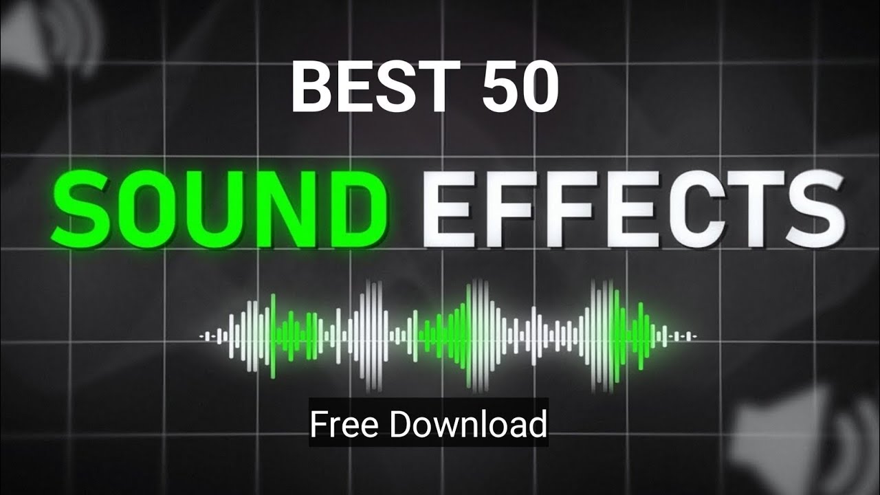 Best Sound effects for Video Editing 📌| Sound effects for edits | sound ...