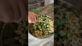 Your heart will grow three sizes after eating this chocolate popcorn 💚😅 I surprised the kids with