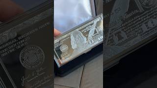 💵 $100 Benjamin Franklin Bills 🪙 Crafted from 4 oz of .999 Fine Silver 🇺🇸 — Minted in the USA