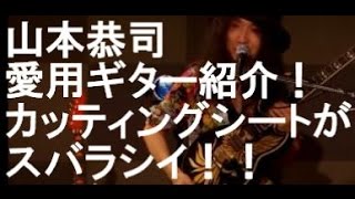 山本恭司の愛用ギター紹介！カッティングシートがスバラシイ！！