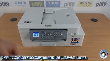 Brother MFC-J4340DW: How to Improve Print Quality (White Lines & Alignment)