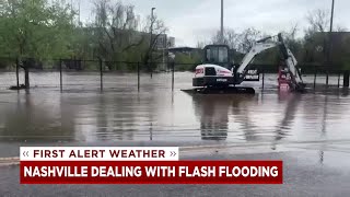 Severe weather leaves multiple roads flooding across Nashville