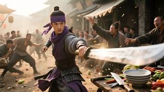 Thug Flips Young Knife Seller’s Stall, Unleashes Legendary Sword Heir’s Fury!